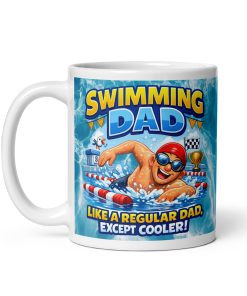 Swimming Dad Mug Swimming Gift For Birthdays Fathers Day
