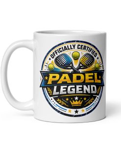 Padel Legend Mug Fun Gift For Padel Player