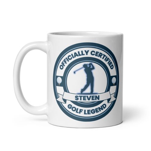 Personalised Golf Mug, Funny Golf Gift For Him, Custom Name Golf Mug