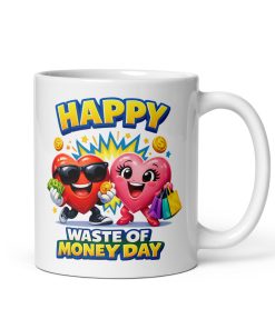 Happy Waste Of Money Day Anti Valentines Gift Mug