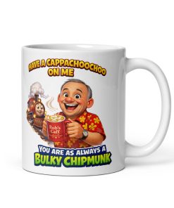 Funny Bob Mortimer Train Guy Mug