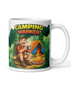 Funny Gift For Campers – Camping Wanker Mug