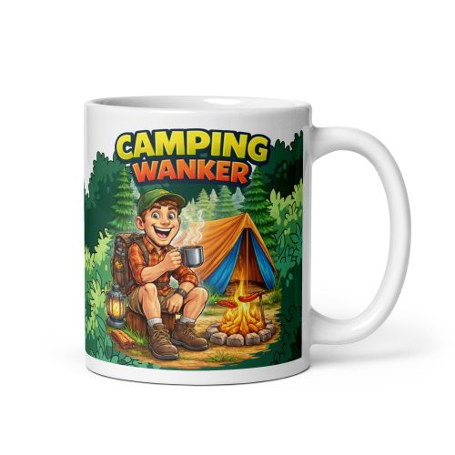 Funny Gift For Campers – Camping Wanker Mug