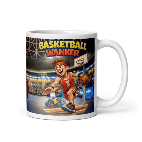 Basketball Wanker Mug Cheeky Gift For Basketball Players