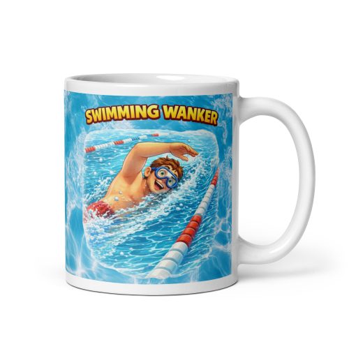 Swimming Wanker Mug – Gift For A Man Who Loves Swimming