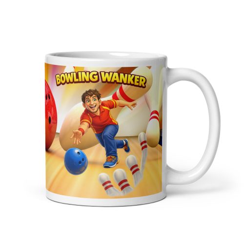 Bowling Wanker Mug – Gift For A Man Who Loves Bowling