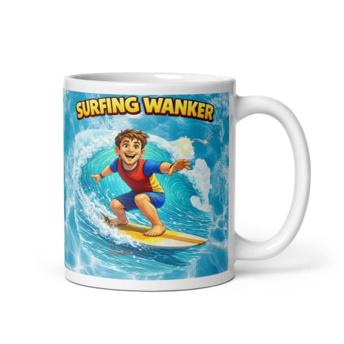 Surfing Wanker Mug – Gift For A Man Who Loves Surfing
