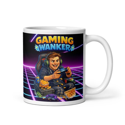 Gaming Wanker Mug – Gift For Men Who Video Game