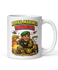 Royal Marines Wanker Mug Funny Gift For Marines