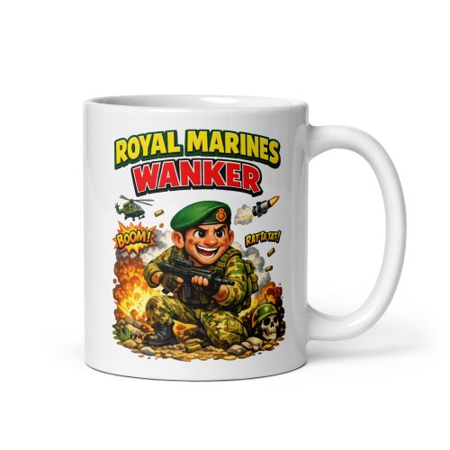 Royal Marines Wanker Mug Funny Gift For Marines