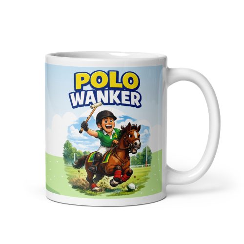 Polo Wanker Mug Funny Gift For Polo Players