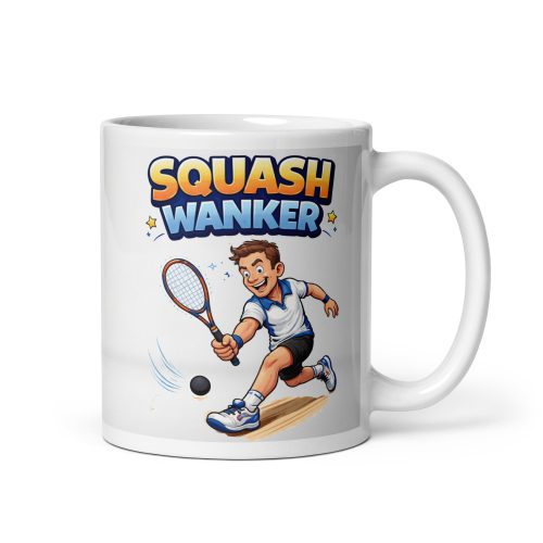 Squash Wanker Mug Funny Gift For Squash Players