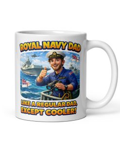Royal Navy Dad Mug Royal Navy Gift For Birthdays Fathers Day