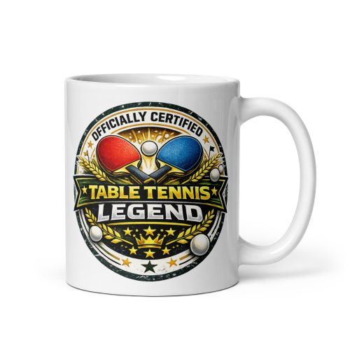 Table Tennis Legend Mug Fun Gift For Table Tennis Player