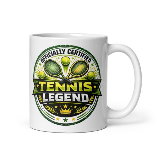 Tennis Legend Mug Fun Gift For Tennis Player