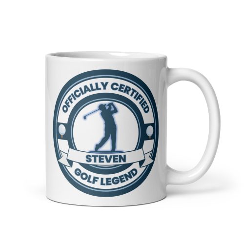 Personalised Golf Mug, Funny Golf Gift For Him, Custom Name Golf Mug
