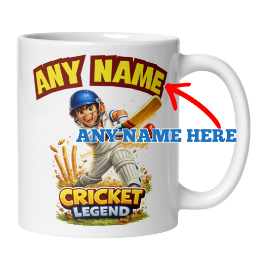 Personalised Funny Cricket Mugs
