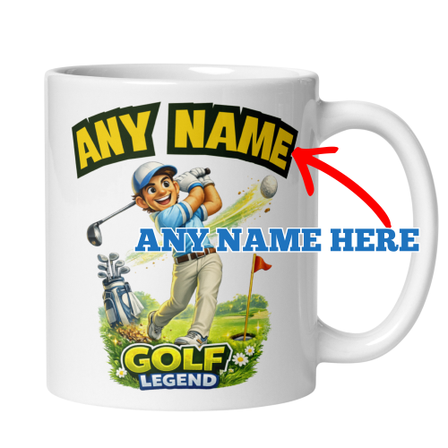 Personalised Funny Golf Mugs