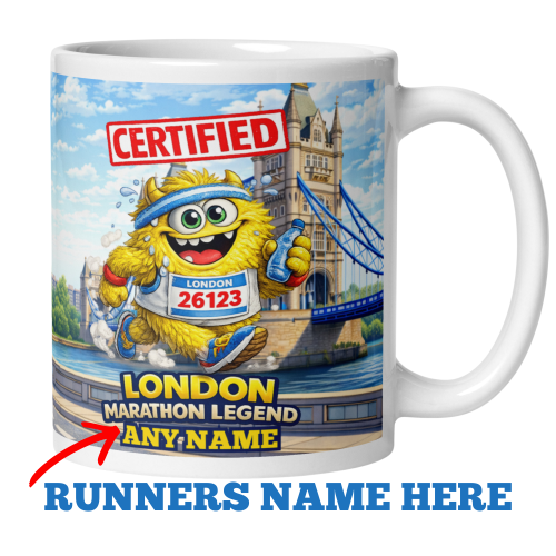 London Marathon Runners Personalised Mug Gift