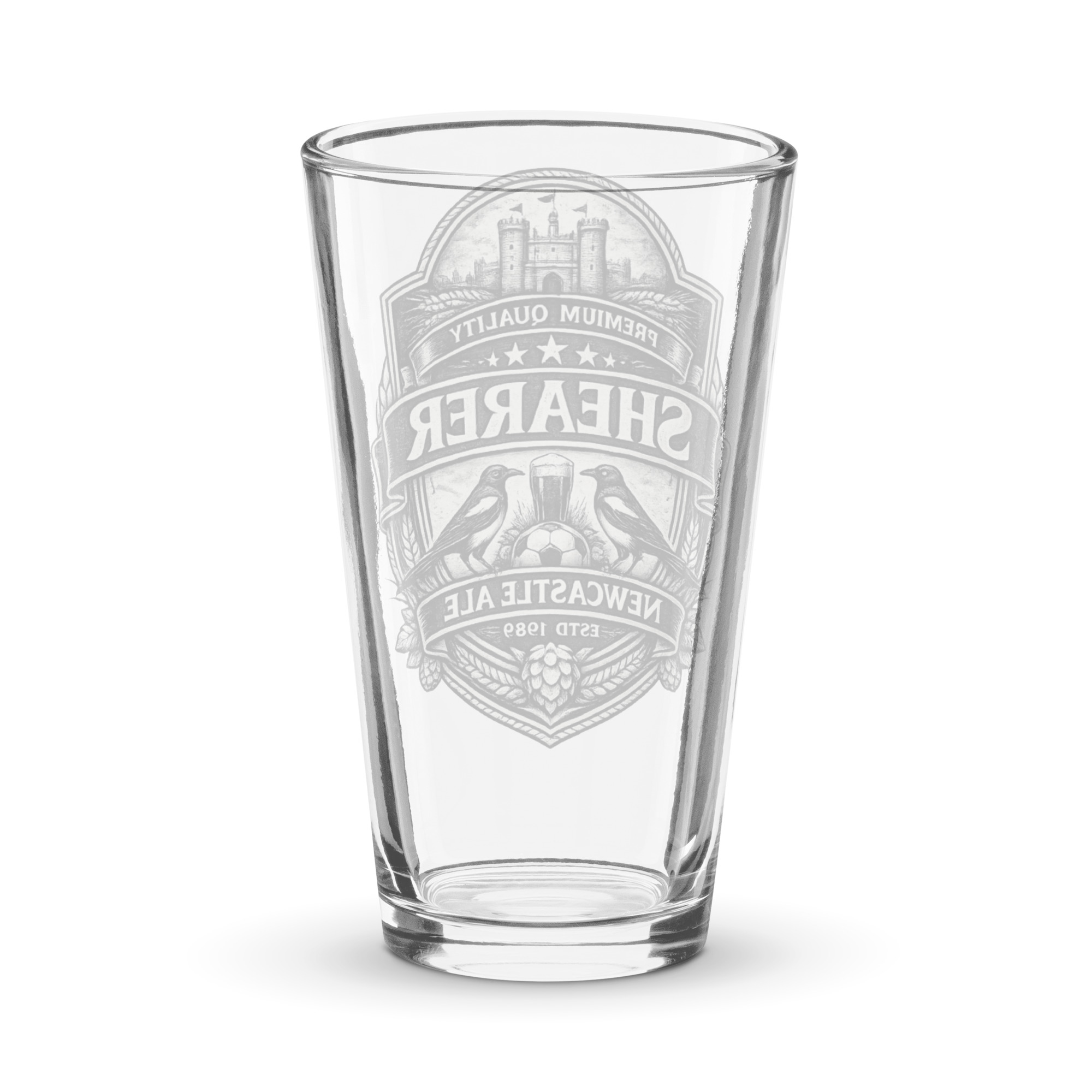 Shearer Newcastle Ale Pint Glass