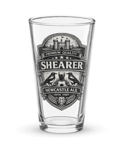 Shearer Newcastle Ale Pint Glass