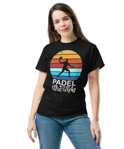 Padel T Shirt – Padel is My Therapy T-Shirt
