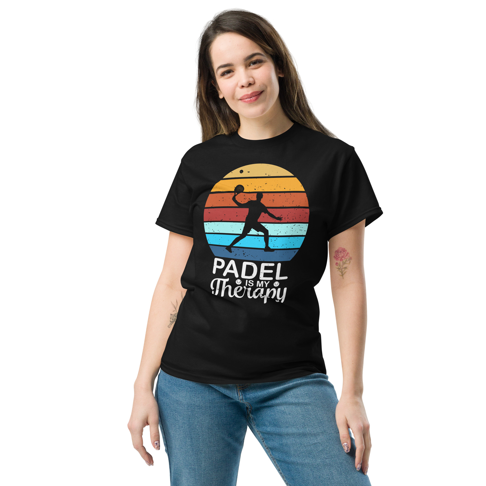 Padel T Shirt – Padel is My Therapy T-Shirt