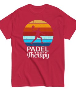 Padel T Shirt – Padel is My Therapy T-Shirt