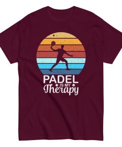 Padel T Shirt – Padel is My Therapy T-Shirt