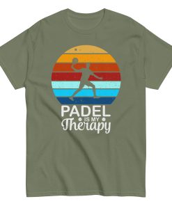 Padel T Shirt – Padel is My Therapy T-Shirt