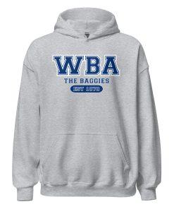 West Brom Hoodie WBA The Baggies Est 1878 Hoodie - Grey