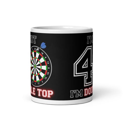 Darts 40th Birthday Mug I’m Double Top Darts Mug