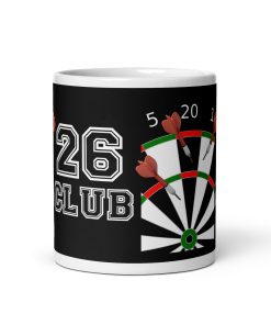 26 Club Funny Darts Mug For Darts Players