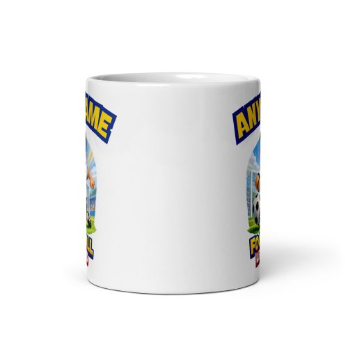 Personalised Football Legend Mug, Funny Football Gift For Him Custom Name