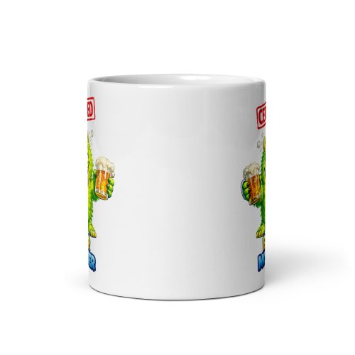 Certified Beer Monster Mug Funny Gift For Beer Drinkers