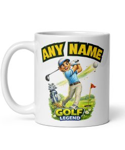 PERSONALISED Golf Mug, Funny Golf Mugs, Custom Name Golf Mug