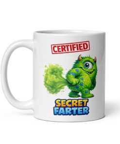 Certified Secret Farter Mug Funny Gift For Farters
