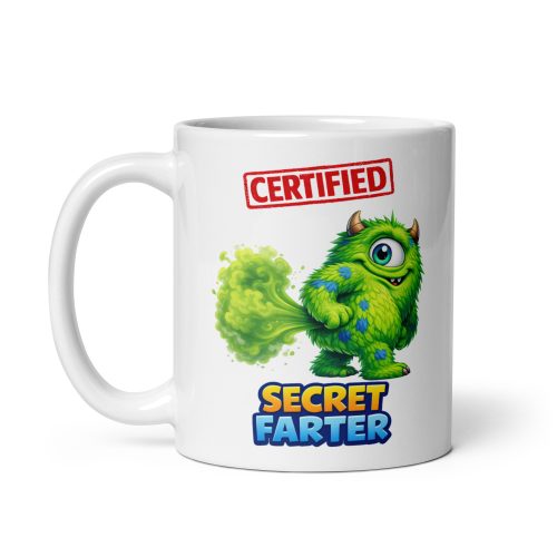 Certified Secret Farter Mug Funny Gift For Farters