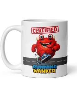 Running Wanker Mug Funny Rude Mug Gift For Runners