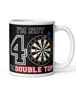 Darts 40th Birthday Mug I’m Double Top Darts Mug