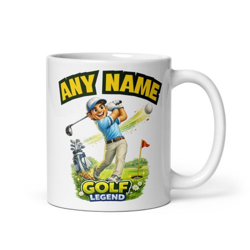 PERSONALISED Golf Mug, Funny Golf Mugs, Custom Name Golf Mug