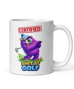 Certified Shit At Golf Mug Funny Mug For Golfers Gift