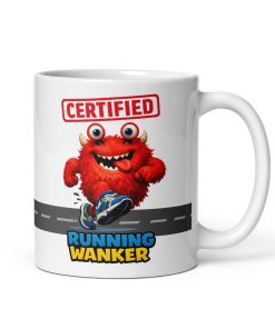 Running Wanker Mug Funny Rude Mug Gift For Runners