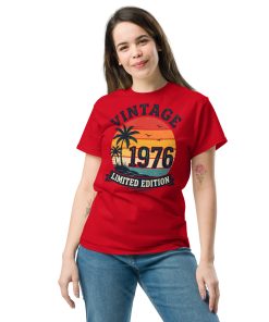Vintage 1976 Limited Edition Tshirts Retro Design T-shirt Gift