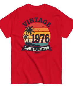 Vintage 1976 Limited Edition Tshirts Retro Design T-shirt Gift