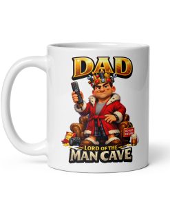 Dad Lord Of The Man Cave Mug Funny Gift For Dads