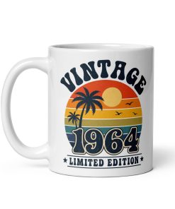 1964 Birthday Gift Vintage Limited Edition Mug