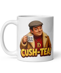Cush-Tea Mug Retro 80’s TV Show Fan Parody Mugs