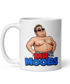 Mr Moobs Mugs Funny Gift Mug For Men With Man Boobs