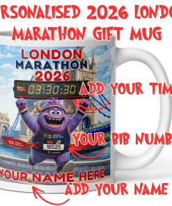 Personalised 2026 London Marathon Runners Mug
